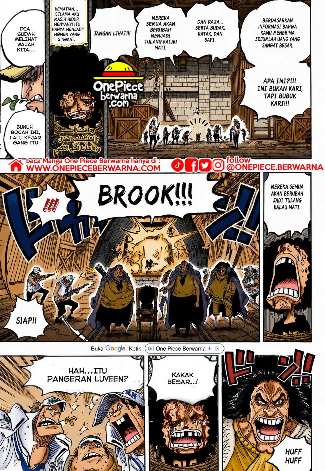One Piece berwarna 1184 1185 1186 bahasa indonesia